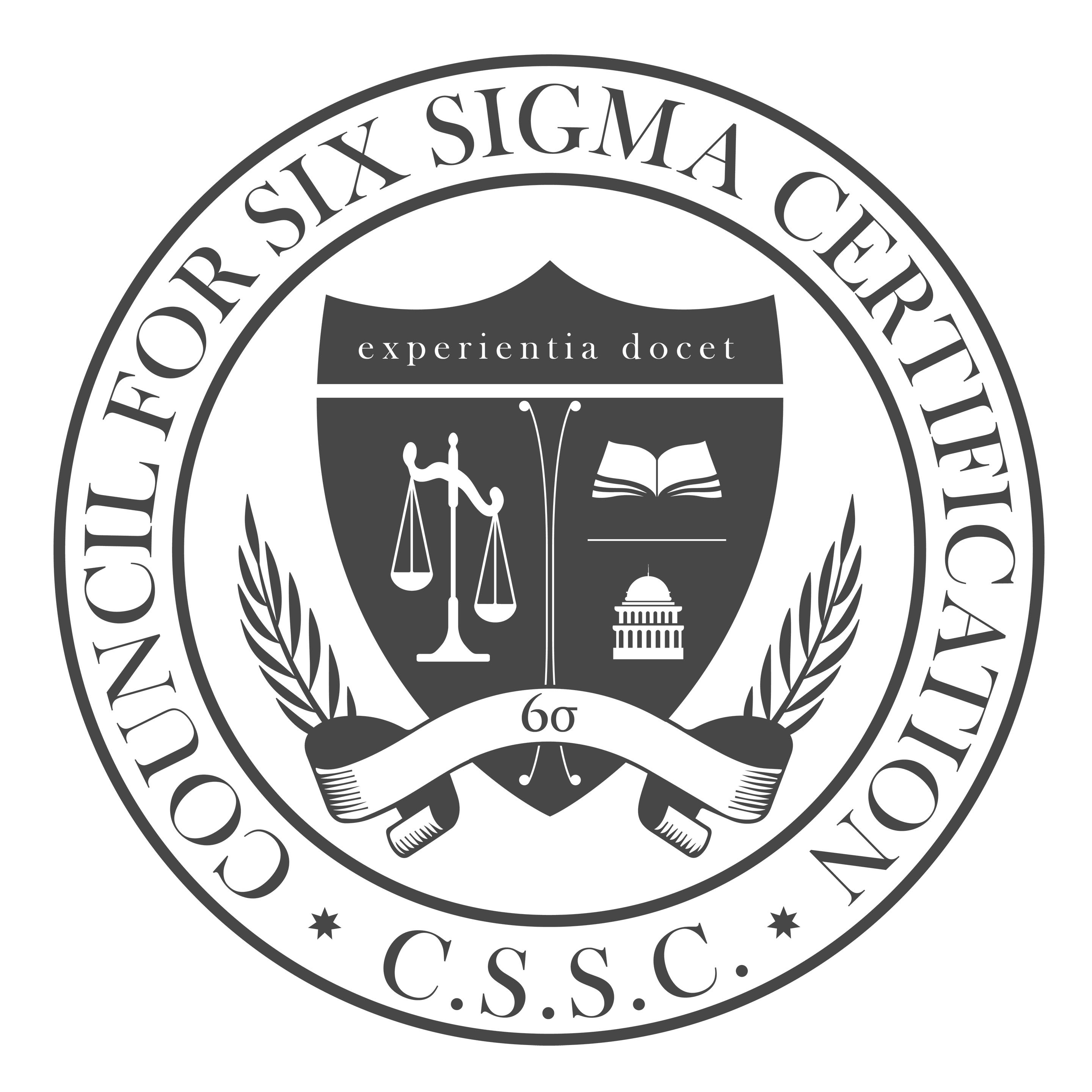 Accredited by Council for Six Sigma Certification